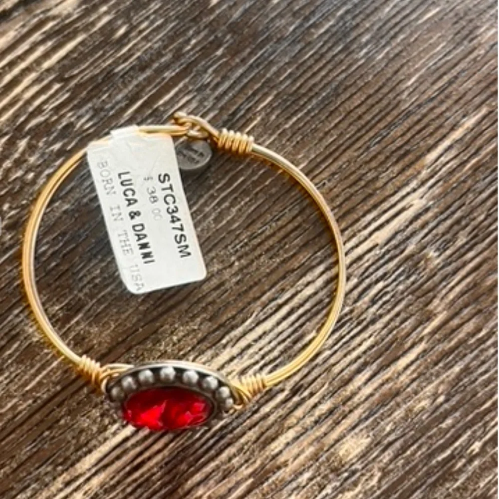 NEW Luca + RUBY GEMSTONE bracelet, NWT